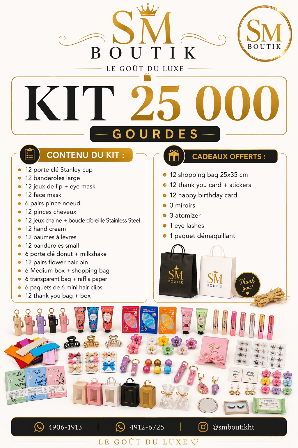 Kit 25000 gourdes