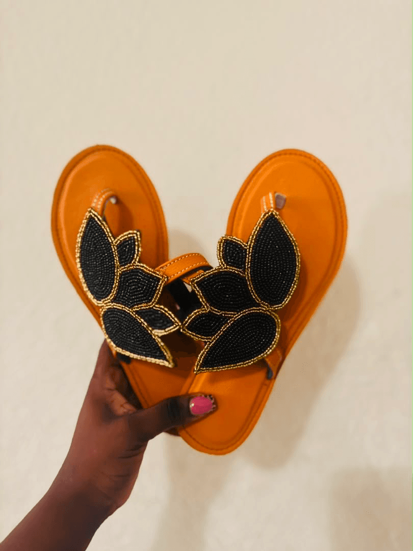 Sandal perlage