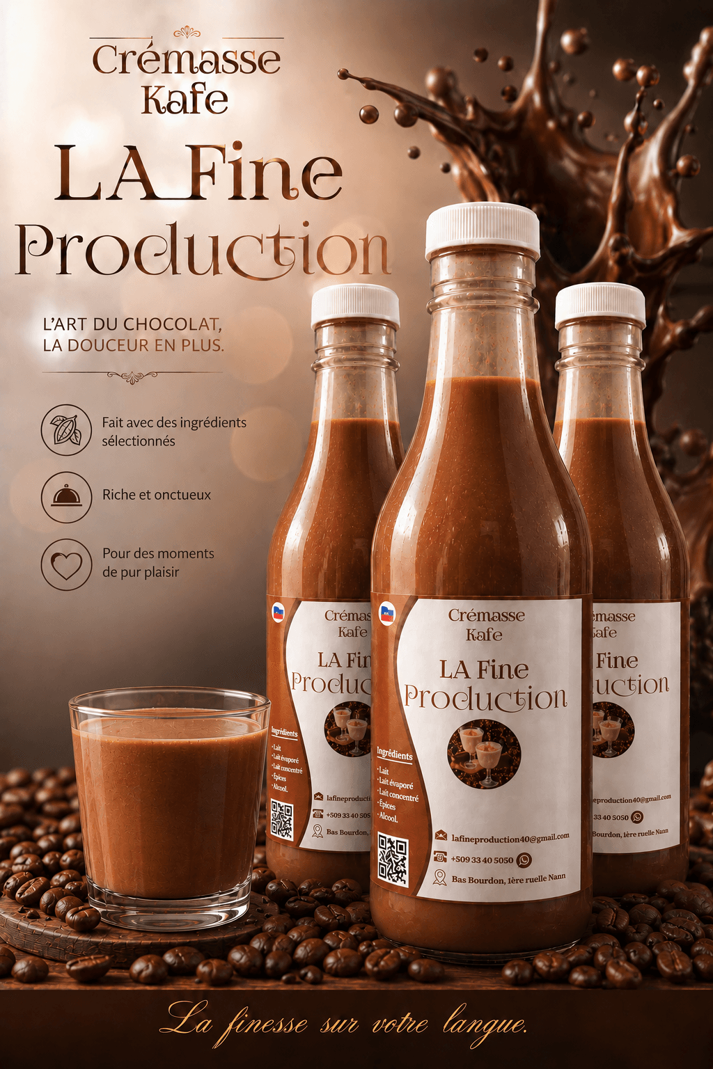 Crémas de saveur café