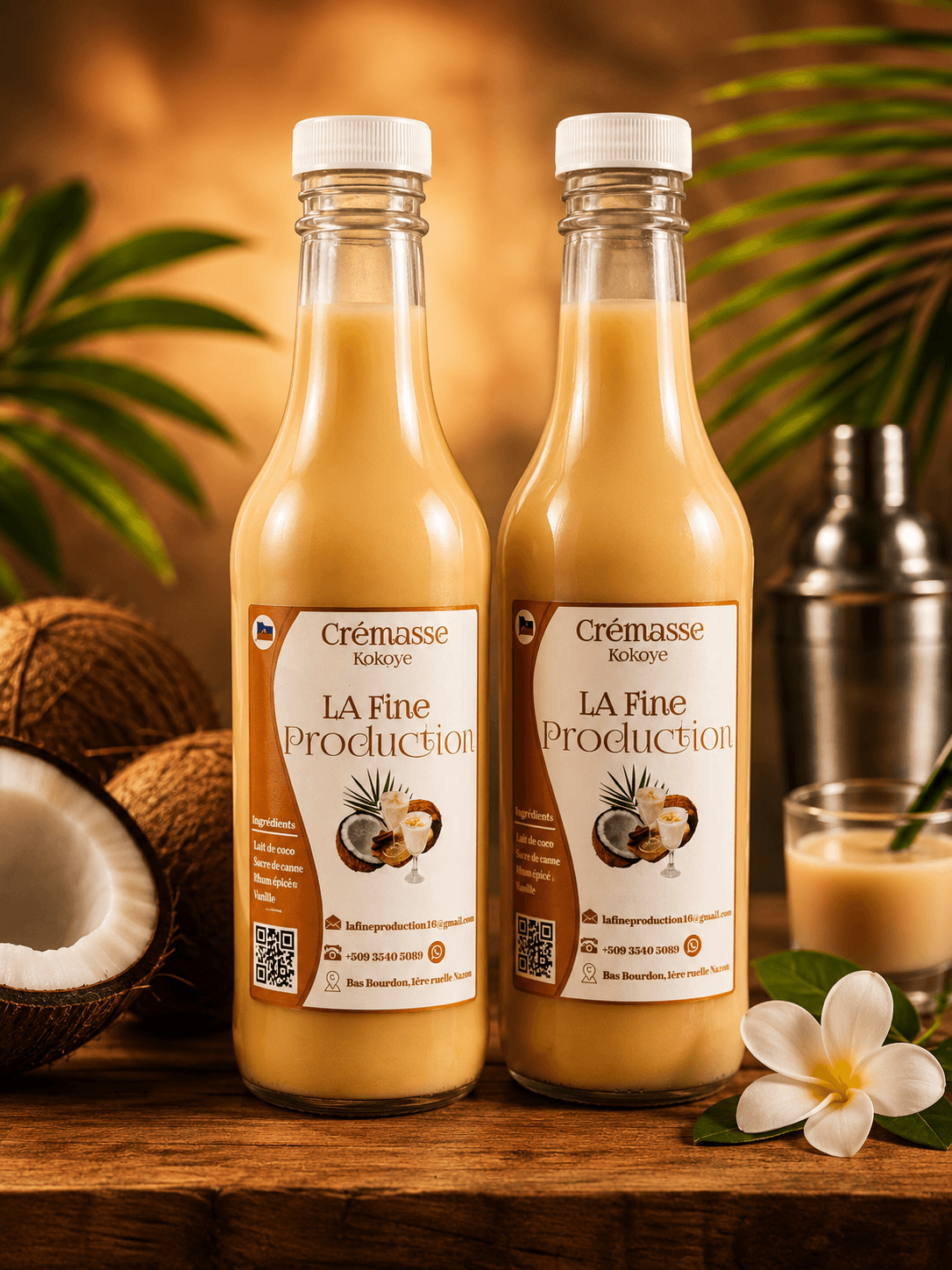 Crémas a base de noix de coco
